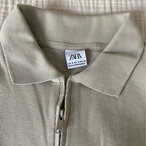 Zara long sleeve polo